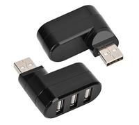 ASHATA USB Hub, USB 2.0 Hub 3 Ports Mini USB Splitter Portable Extension High Speed Adapter Multi USB Hub for PC Laptop, Desktop, for, for, for