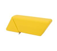 ASHATA Versatile Silicone Pen Pouch Desktop Organizer for School and Office Use in Soft Pastel Colors Size 6.7 X 3.1 X 2.2in (Yellow)