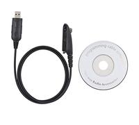 ASHATA Walkie Talkie USB Programming Cable for HT1250 PRO5150 GP328 GP340 MTX450,Convenient and Practical Programming Cable Simple