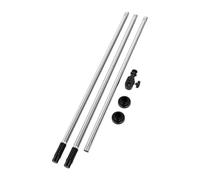 ASHATA Wall Polishing Inspection Light Stand Telescopic 270-400cm | Adjustable Twist Lock Height, 360 Rotatable Lamp Head, Quick Tool Free Setup, Heavy Duty Steel Build, Non Slip Support Pads