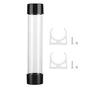 ASHATA Water Cooling Reservoir G1/4 PC Computer Cylinder Water Cooling Tank Liquid Water Cooling Tank Radiator Kit (240mm)