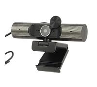 ASHATA Webcam with Microphone 2K 30fps Auto Focus USB Computer Web Camera for Video Conference Studying Live Streaming, Dual Noise Reduction Microphones, Automatic Light Color