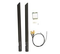ASHATA WiFi 6E Wireless Card, NGFF M2 WiFi Card Bluetooth5.2 5374M Gigabit 2.4G 5G Dual Band Wireless Network Card, with Antenna Connecting Cable(5374M)