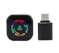 ASHATA Wireless Adapter, Convert Wired to Wireless, 2 in 1 Plug and Play Android Auto and Adapter Stable Control No Delay Support for Android Auto