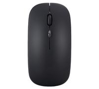 ASHATA Wireless Mouse, 2.4G Slim Colorful Luminous Office Mute Wireless Mous with USB Receiver and 1000/1200/1600 DPI, DualMode Rechargeable PC Mouse for 98/Me/2000/XP/Vista/7/8 / 10/OS X