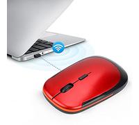 ASHATA Wireless Mouse, Ultra-thin 2.4G USB Wireless Mice Ergonomic Optical PC Laptop Computer Cordless Mouse with Receiver, 6 Buttons,1200 DPI for Windows Mac - Super Energy Saving