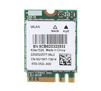 ASHATA Wireless Network Card,2.4GHz + 5GHz For Killer 1535AC Dual Band 802.11ac NGFF M.2 Adapter,867Mbps Bluetooth 4.1 Wireless Network Card High Speed Wifi Card For Acer/Sony/Toshiba/Asus