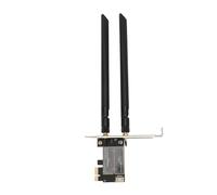 ASHATA Wireless Network Card, 4.1 867Mbps PCIEx1 Plug and Play WiFi Wireless Adapter Stable Connection for 7 8 10 (8DB Antenna)