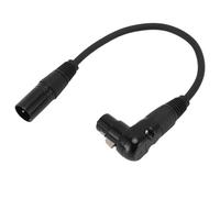 ASHATA XLR Microphone Extension Cable Adapter Strong Anti Interference Ability for Studio and Acoustics, Electric Guitars and Amplifiers 1 X XLR Adapter Cable (30cm / 11.81in)