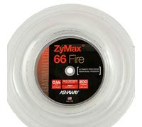 ASHAWAY Zymax 62 Fire Badminton String - 200m Reel, Color- White