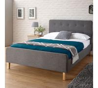 Ashbourne Double Bed Grey 5 x 7ft
