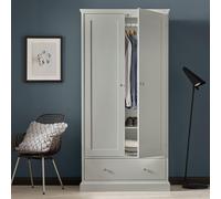 Ashby Soft Grey Wardrobe - 2 Door