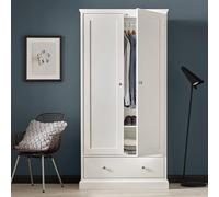 Ashby White Wardrobe - 2 Door