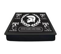 Ashby's Trojan Skinhead Way of Life Personalised Lap Tray Gift - Multicolour Fabric Cushioned Bottom Dinner Tray