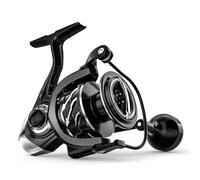 Ashconfish AKSW Saltwater Spinning Reel, IPX6 Waterproof, Precision CNC Brass Gears,8+1 BB, 33LBS Max Drag, 6.2:1/5.5:1 Gear Ratio, Full Metal Long-Cast Reel