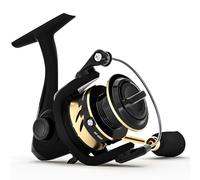 Ashconfish Fishing Reel, Freshwater and Saltwater Spinning Reel, Come with 109Yds Braid line. Lightweight Body, 5.0:1 Gear Ratio, 7+1 Steel BB, Max 17.6lbs Drag Power, Metal Spool &Handle,AF2000