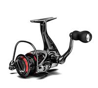 Ashconfish Fishing Reel, Freshwater and Saltwater Spinning Reel, Come with 109Yds Braid line. Lightweight Body, 5.0:1 Gear Ratio, 7+1 Steel BB, Max 17.6lbs Carbon Drag, Metal Spool &Handle,CF5000