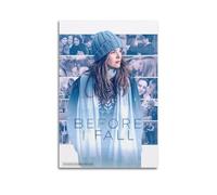 ASHDRUWQHR Before I Fall Poster Canvas Cover Wall Art Print Aesthetic Poster Modern Art Painting for Living Room 12x18inch(30x45cm) Unframe-style