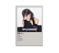 ASHDRUWQHR Charli Xcx_pop 2 Poster Canvas Cover Wall Art Print Aesthetic Poster Modern Art Painting for Living Room 20x30inch(50x75cm) Unframe-style