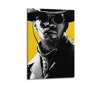 ASHDRUWQHR DJANGO UNCHAINED1 Poster Canvas Cover Wall Art Print Aesthetic Poster Modern Art Painting for Living Room 08x12inch(20x30cm) Frame-style