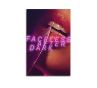 ASHDRUWQHR Faceless After Dark Poster Canvas Cover Wall Art Print Aesthetic Poster Modern Art Painting for Living Room 20x30inch(50x75cm) Unframe-style