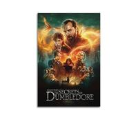 ASHDRUWQHR Fantastic Beasts The Secrets of Dumbledore Poster Canvas Cover Wall Art Print Aesthetic Poster Modern Art Painting for Living Room 08x12inch(20x30cm) Unframe-style