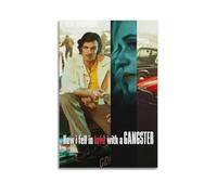 ASHDRUWQHR How I Fell in Love with A Gangster Poster Canvas Cover Wall Art Print Aesthetic Poster Modern Art Painting for Living Room 08x12inch(20x30cm) Unframe-style