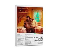 ASHDRUWQHR Hurry Up, We’re Dreaming Poster Canvas Cover Wall Art Print Aesthetic Poster Modern Art Painting for Living Room 12x18inch(30x45cm) Frame-style