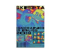 ASHDRUWQHR Ignorance Is Bliss Poster Canvas Cover Wall Art Print Aesthetic Poster Modern Art Painting for Living Room 16x24inch(40x60cm) Unframe-style