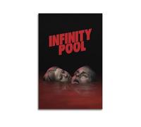 ASHDRUWQHR Infinity Pool Poster Canvas Cover Wall Art Print Aesthetic Poster Modern Art Painting for Living Room 16x24inch(40x60cm) Unframe-style