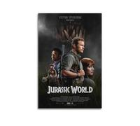 ASHDRUWQHR JURASSIC WORLD Poster Canvas Cover Wall Art Print Aesthetic Poster Modern Art Painting for Living Room 16x24inch(40x60cm) Unframe-style
