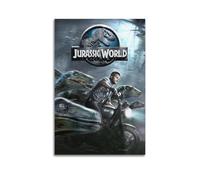 ASHDRUWQHR JURASSIC WORLD1 Poster Canvas Cover Wall Art Print Aesthetic Poster Modern Art Painting for Living Room 24x36inch(60x90cm) Unframe-style