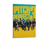 ASHDRUWQHR Pitch Perfect 3 Poster Canvas Cover Wall Art Print Aesthetic Poster Modern Art Painting for Living Room 08x12inch(20x30cm) Frame-style