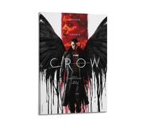 ASHDRUWQHR The CROW2 Poster Canvas Cover Wall Art Print Aesthetic Poster Modern Art Painting for Living Room 20x30inch(50x75cm) Frame-style