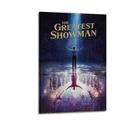 ASHDRUWQHR The Greatest Showman Poster Canvas Cover Wall Art Print Aesthetic Poster Modern Art Painting for Living Room 08x12inch(20x30cm) Frame-style