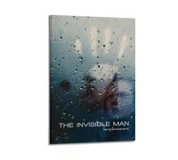 ASHDRUWQHR The INVISIBLE MAN Poster Canvas Cover Wall Art Print Aesthetic Poster Modern Art Painting for Living Room 16x24inch(40x60cm) Frame-style