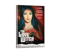 ASHDRUWQHR THE LOVE WITCH Poster Canvas Cover Wall Art Print Aesthetic Poster Modern Art Painting for Living Room 20x30inch(50x75cm) Frame-style