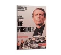 ASHDRUWQHR The Prisoner Poster Canvas Cover Wall Art Print Aesthetic Poster Modern Art Painting for Living Room 08x12inch(20x30cm) Frame-style