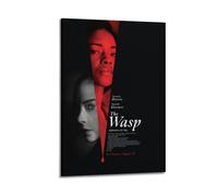 ASHDRUWQHR The Wasp Poster Canvas Cover Wall Art Print Aesthetic Poster Modern Art Painting for Living Room 20x30inch(50x75cm) Frame-style