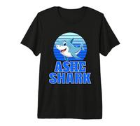 Ashe Shark Family Reunion Squad First Last Name Premium T-Shirt