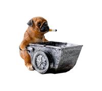 Ashes Catcher Resin Ashtray Control Creative Puppy for Desktop Countertop Home Multipurpose Resin Ashtray