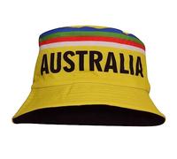 Ashes Cricket Bucket Sun Hat| UV Protection| England vs Australia| Reversible | Ideal for Cricket Enthusiasts| Outdoor Headwear |Fisherman Hat| Shade Hat| Mens Womens Australia Yellow (2 Pack)