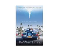 ASHEUQWE Don't Worry Darling (2022) Movie Posters Aesthetic Wall Art Canvas Vintage Poster Decorative Painting Living Room Bed Room Decor16x24inch(40x60cm) Unframe-style