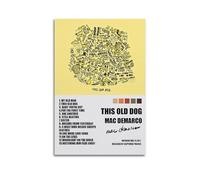 ASHEUQWE Mac Demarco This Old Dog Poster Posters Aesthetic Wall Art Canvas Vintage Poster Decorative Painting Living Room Bed Room Decor08x12inch(20x30cm) Unframe-style
