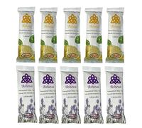 Asheva 8" x 9" Individually Wrapped Oshibori Disposable Towels - Luxurious Moist Cotton Hot/Cold Refreshment Towel - Lavender, Lemon, or Tea Tree Scents - Perfect for Spa, Travel, Dining & Events