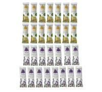 Asheva 8" x 9" Individually Wrapped Oshibori Disposable Towels - Luxurious Moist Cotton Hot/Cold Refreshment Towel - Lavender, Lemon, or Tea Tree Scents - Perfect for Spa, Travel, Dining & Events
