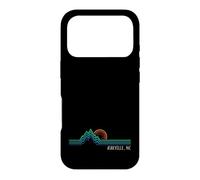 Asheville NC USA Retro Style Mountain Design Case for iPhone 17 Pro
