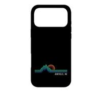 Asheville NC USA Retro Style Mountain Design Case for iPhone 17 Pro Max