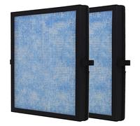 Asheviller MK04 MG04JH True HEPA Replacement Filter, Compatible with AROEVE MG04JH MK04 Air Purifier, Compare to Part# MK04LX, 2Pack (MK04 Blue)