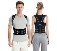 Asheyya 1 Pcs Back Brace Posture Corrector, Breathable Upper Back Support Straightener for Men Women Hunch (M)